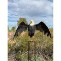 Esschert Design Esschert Design ZYCT822 Spring Mounted Metal Eagle Rocker Garden Stake - Large ZYCT822